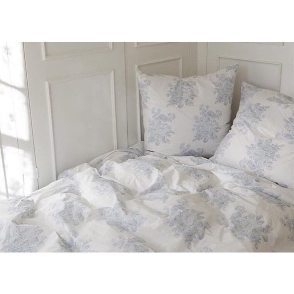 Fabric By Yard Rachel Ashwell Shabby Chic Couture Shadow Rose Blue white